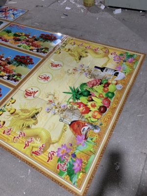 Tranh gạch 3d phòng thờ - gạch tranh 3d phòng thờ - DCBN89