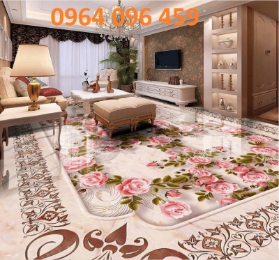 Tranh gạch 3d lát sàn cao cấp - 086DL