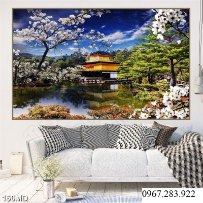 Gạch trang trí hoa đào