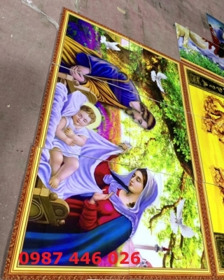 Gạch ốp tường tranh công giáo HP8233