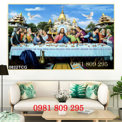 Tranh 3d công giáo , tranh gạch ốp tường đẹp