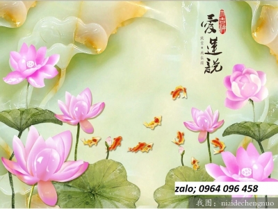 Tranh gạch 3d hoa ngọc - DCX433