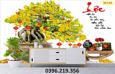 Gạch tài lộc 3D đẹp