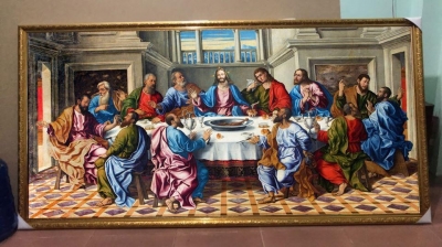 Tranh gạch men 3D - tranh công giáo