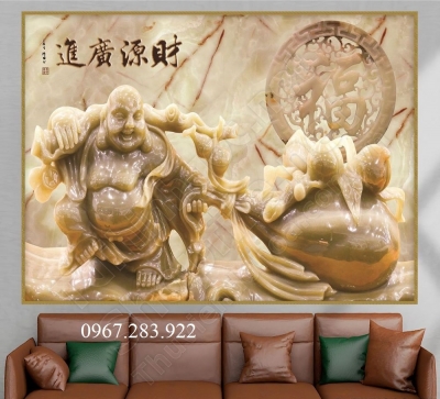 Tranh 3D- Tranh Phật Di Lặc