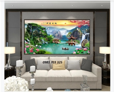 Tranh ốp tường phòng ngủ