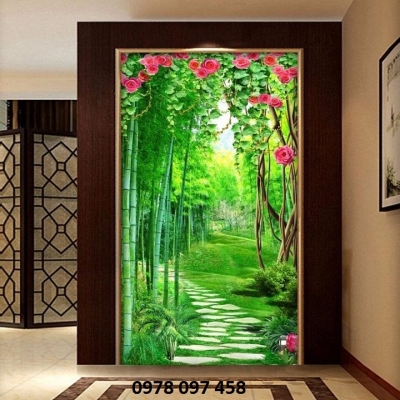 Tranh gạch khổ đứng