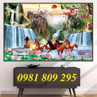 Tranh mẫ đáo thành công 3d - gạch trang trí