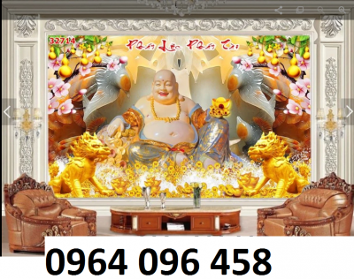 Tranh gạch phật di lặc 3d - HDCX33