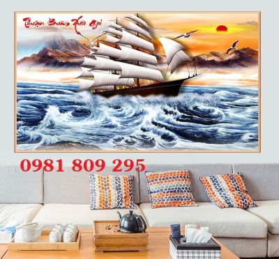 Gạch 3d ốp tường - tranh gạch thác nước