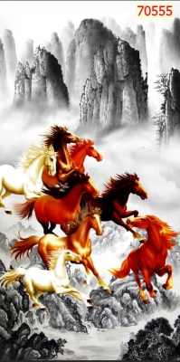 Tranh gạch 3d mã đáo thành công - CNB822