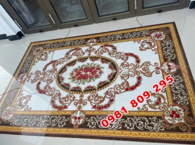 Thảm gạch hoa văn cổ điển 1,2x1,8m và 1,6x2,4m GB899