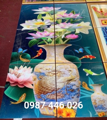 Gạch ốp tường tranh gạch 3d đẹp