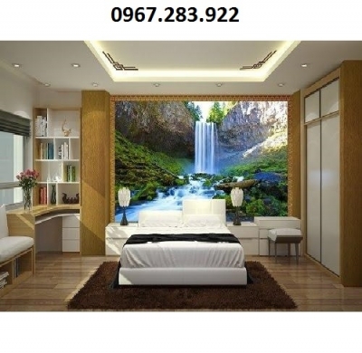 Tranh 3D- Tranh gạch phòng ngủ