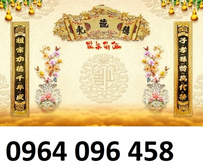 Tranh gạch 3d ốp tường phòng thờ - CBN89