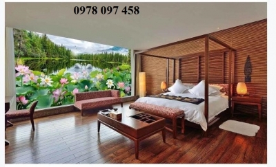 Tranh đẹp phòng ngủ- tranh gạch 3D