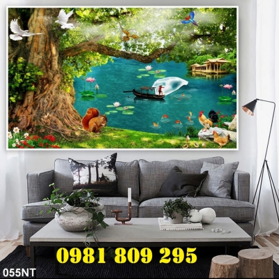 Tranh gạch ốp tường , gạch ốp tường phong cảnh đẹp
