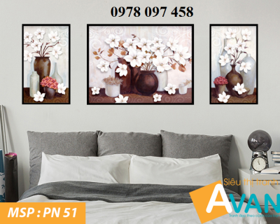 Tranh phòng ngủ- tranh gạch 3D