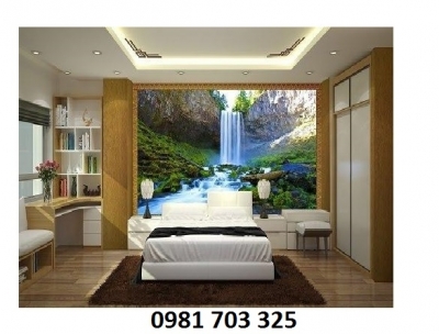 tranh gạch ốp tường phòng ngủ