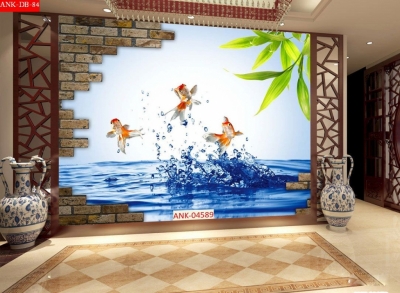 Tranh 3d - tranh gạch 3d ốp tường phòng tắm - bể bơi - 986CM