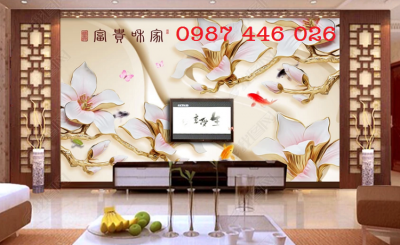 Gạch ốp tường tranh gạch 3d HP6283