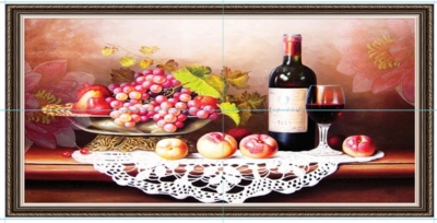 Tranh gạch 3d ốp tường phòng bếp - 9099CV