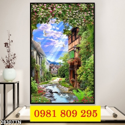 Mẫu tranh gạch , gạch trang trí tường , Tranh 3d