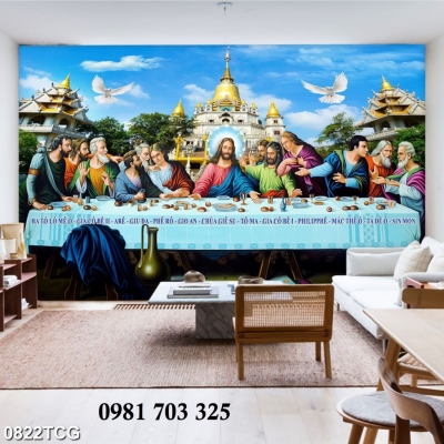 Tranh gạch công giáo 3D