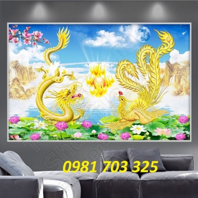 Tranh gạch men phong thủy