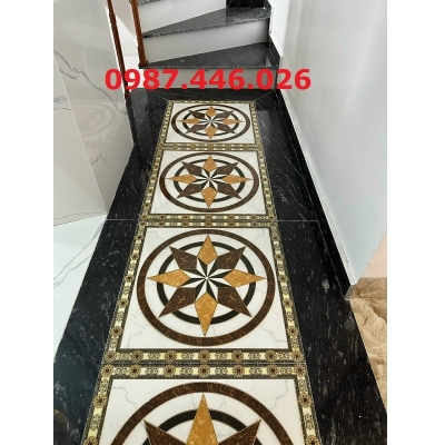 Gạch cầu thang chiếu nghỉ hoa văn HP62833