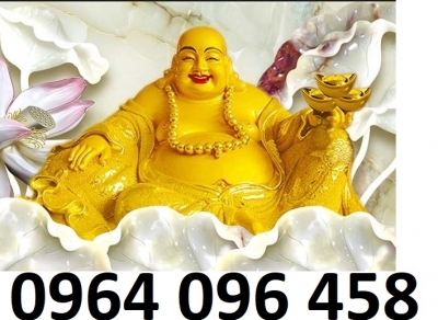 Tranh gạch 3d ốp tường phật di lặc - KFDX3