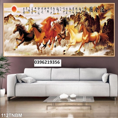 Gạch tranh mã đáo 3d trang trí đẹp