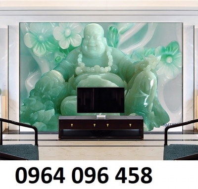 Tranh gạch 3d ốp tường phật di lặc - VCN933
