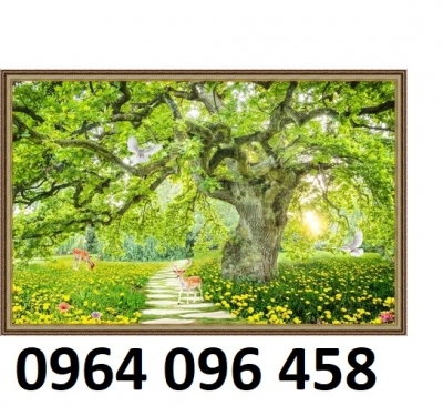 Tranh gạch 3d ốp tường ngoài trời - CVNN01