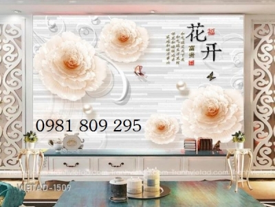 tranh 3d, tranh hoa ngọc, tranh gach 3d