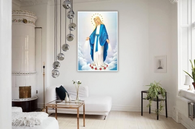 Tranh gạch thiên chúa 3d ốp tường - TGBB6