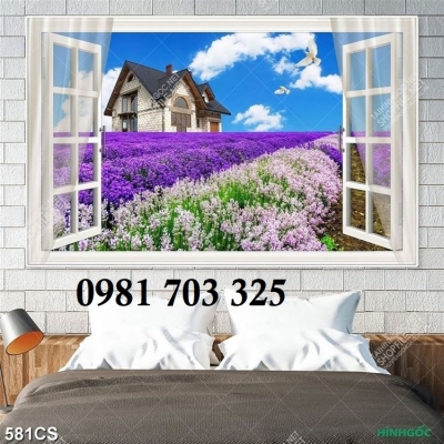 Gạch tranh cửa sổ 3d đẹp