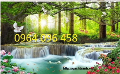 Tranh gạch 3d ốp tường mặt tiền - FVMM55