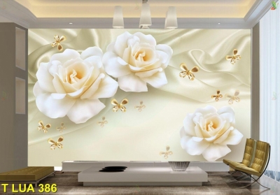 tranh hoa, gạch tranh trang trí tường