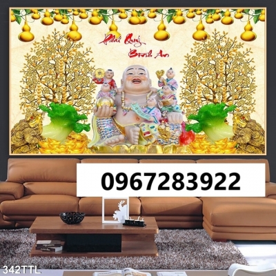 Tranh gạch tài lộc trang trí