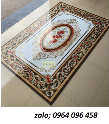Thảm gạch lát phòng khách cao cấp - 456CVB