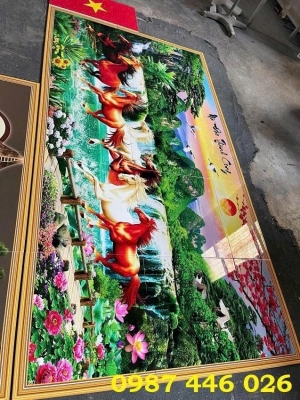 Gạch tranh tường 3d HP5845