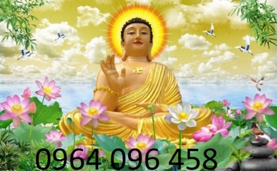 tranh phật 3d phòng thờ