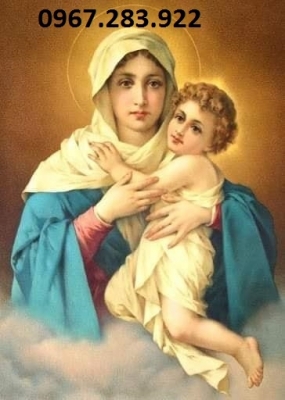 Gạch ốp tường 3d Thiên Chúa