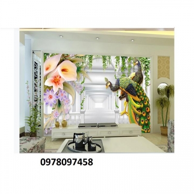 Gạch tranh phòng ngủ