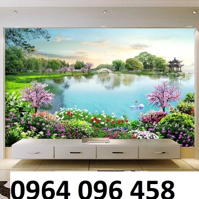 gạch tranh cảnh thiên nhiên 3d - HS44