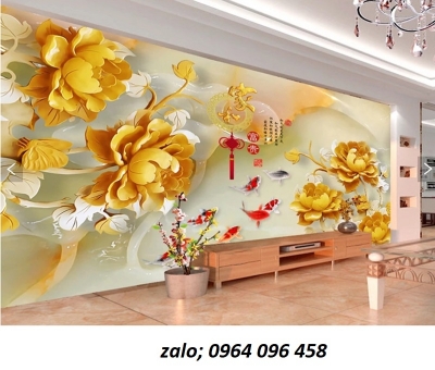 Tranh gạch 3d trang trí phòng khách đẹp - CV89