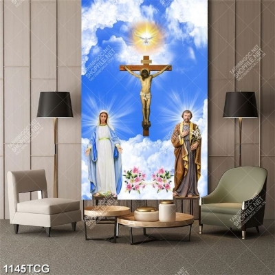 Tranh công giáo, gạch tranh ốp tường