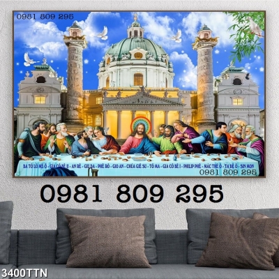 Tranh , gach 3d công giáo đẹp HN999