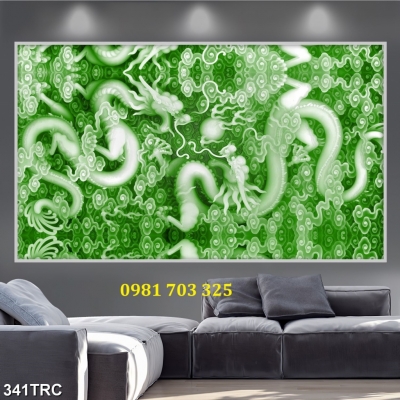 Tranh gạch 3D rồng phượng đẹp